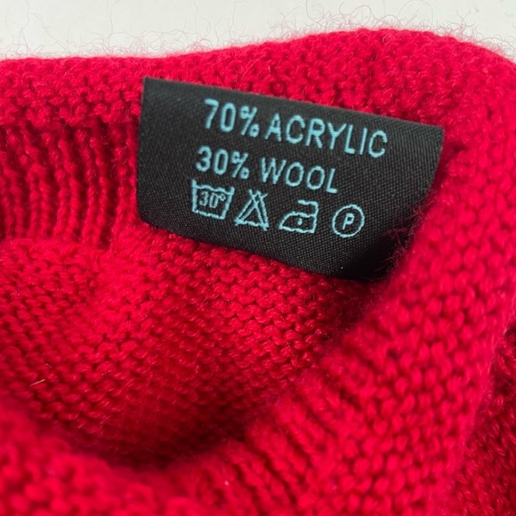 Rudolph Appliqué Red Knit Dog Sweater - Picture 4 of 5